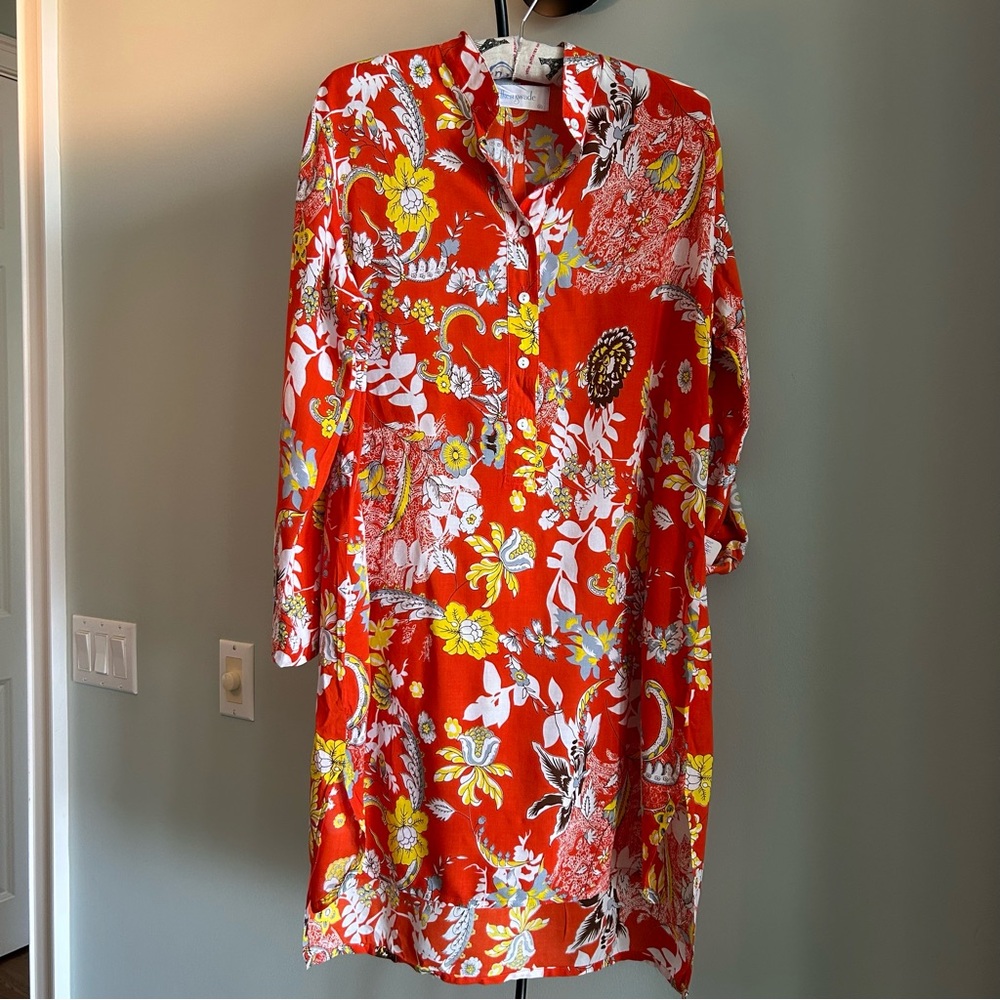 WALKER & WADE
ORANGE MULTI PRINT DRESS